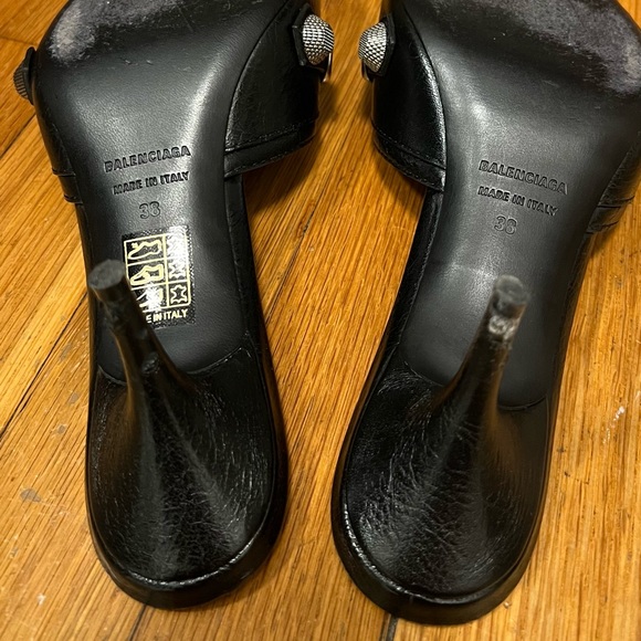 BALENCIAGA STUDDED CAGOLE MULES - Picture 6 of 10